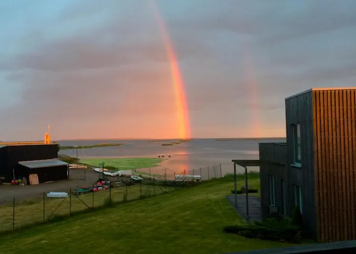 Hygge With Fireplace At The Seaside